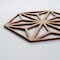 Ekena Millwork Small Hampton Decorative Fretwork Wood Wall Panels, Red Oak, 11 3/8"W x 13 1/8"H x 3/8"T WALW12X12X0375HMPRO - alternate 2